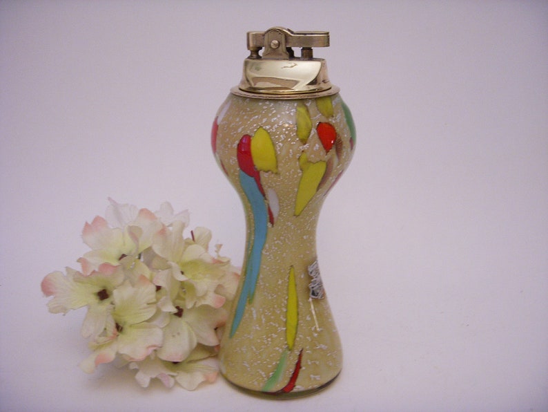 GLASS TABLE LIGHTER Toscany Import Empoli shops