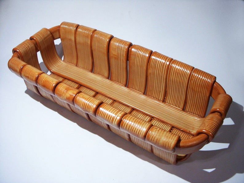 CERAMIC BREAD BASKET Woven Tadinate Italy Etsy