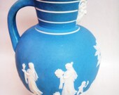 Antique 1800s WEDGWOOD SYRUP PITCHER Doric Jug Carafe