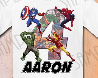 Download Avengers birthday svg | Etsy