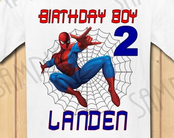 spiderman birthday shirt 5