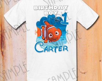 FINDING NEMO IRON ON T-SHIRT FABRIC TRANSFER OR STICKER WALL DECAL