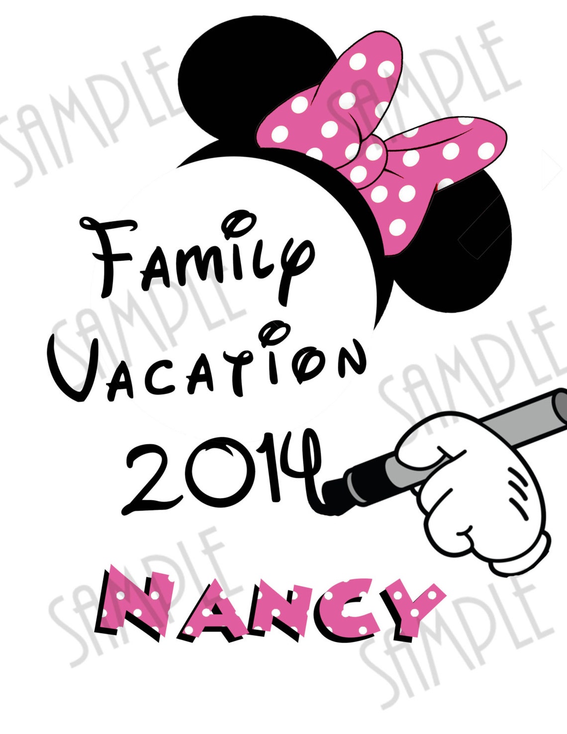disney vacation iron on transfers