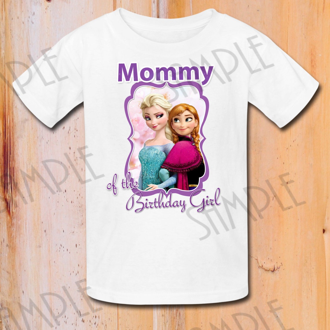 Tshirt Disney FROZEN Iron On Transfer Printable Mommy of the Etsy