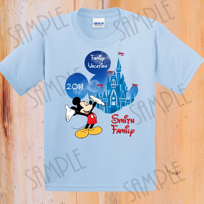 t shirt mickey family