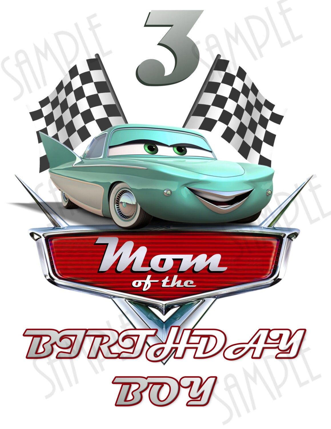 Tshirt Disney Cars DIY Custom Iron On Transfer Printable Mom Etsy