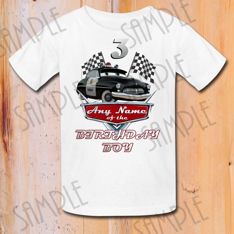 Tshirt Disney Cars DIY Custom Iron On Transfer Printable Any Etsy
