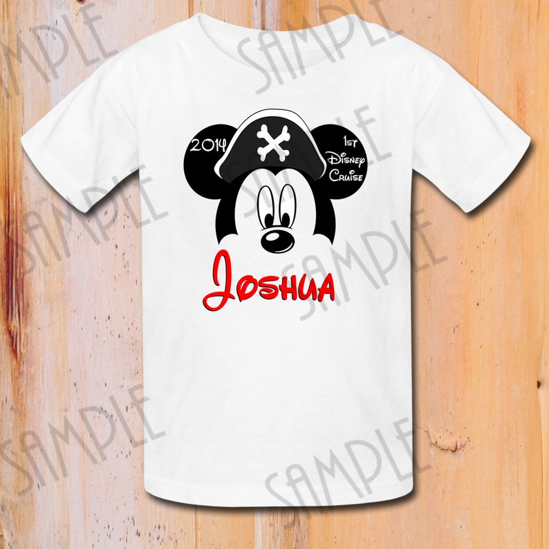 Disney Family Cruise Iron On Transfer Pirate Mickey iron on Etsy
