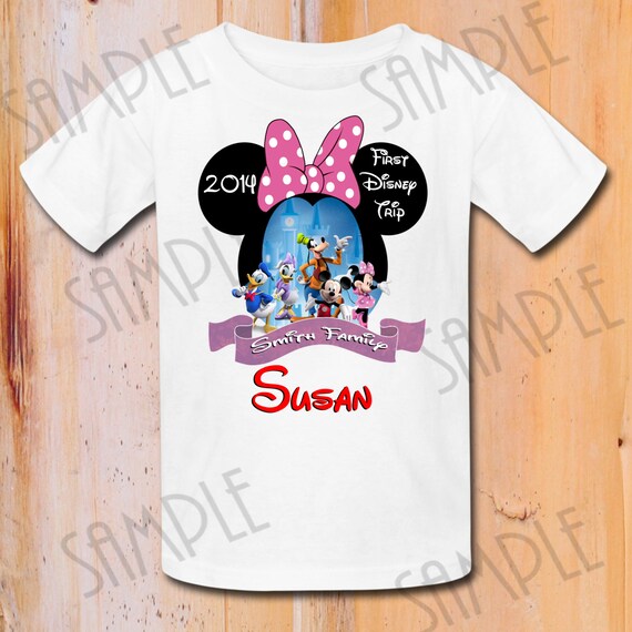 Disney Iron On Transfer Family Disney Vacation Shirts Etsy