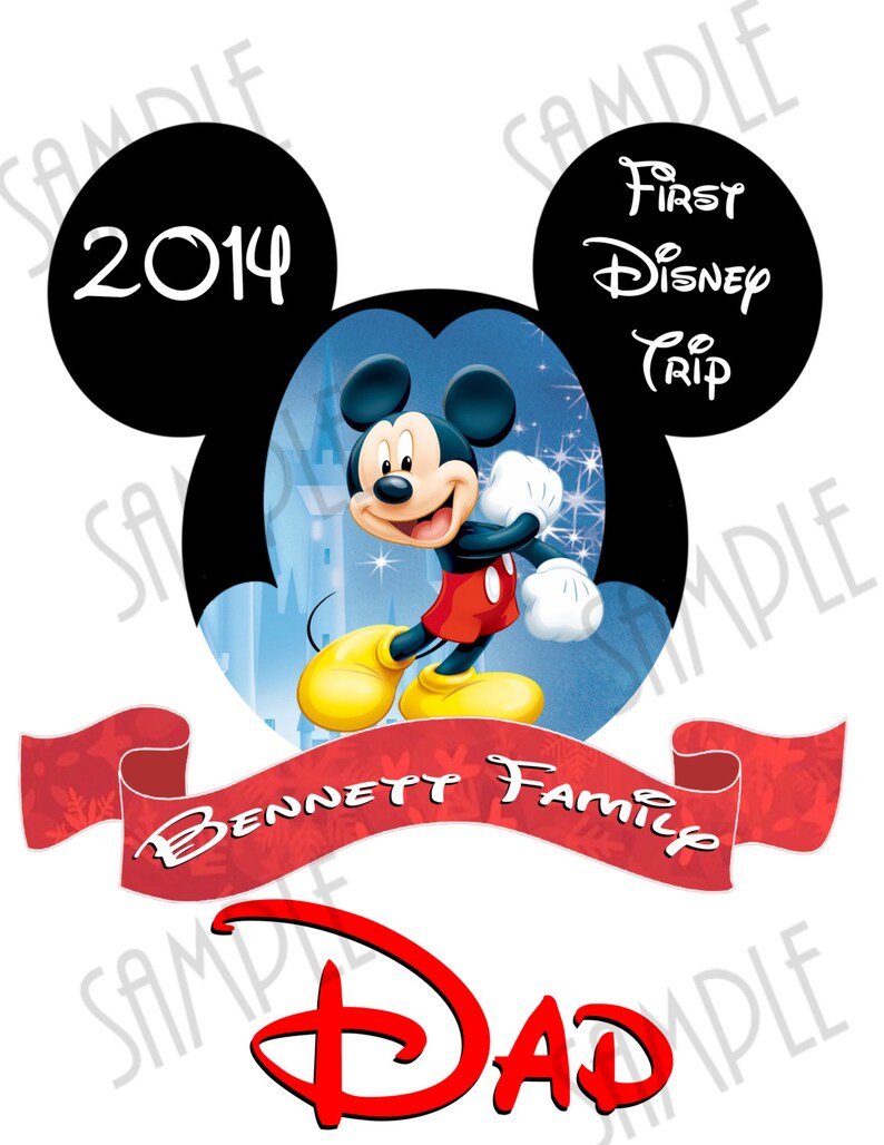 disney vacation iron on transfers