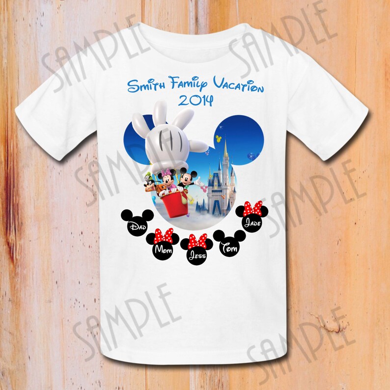 custom disney family vacation t shirts