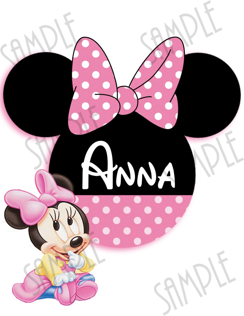 minnie iron on transfers