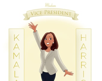 Madam Vice President Kamala Harris, 8x10