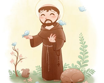 Saint Francis of Assisi, 8x10