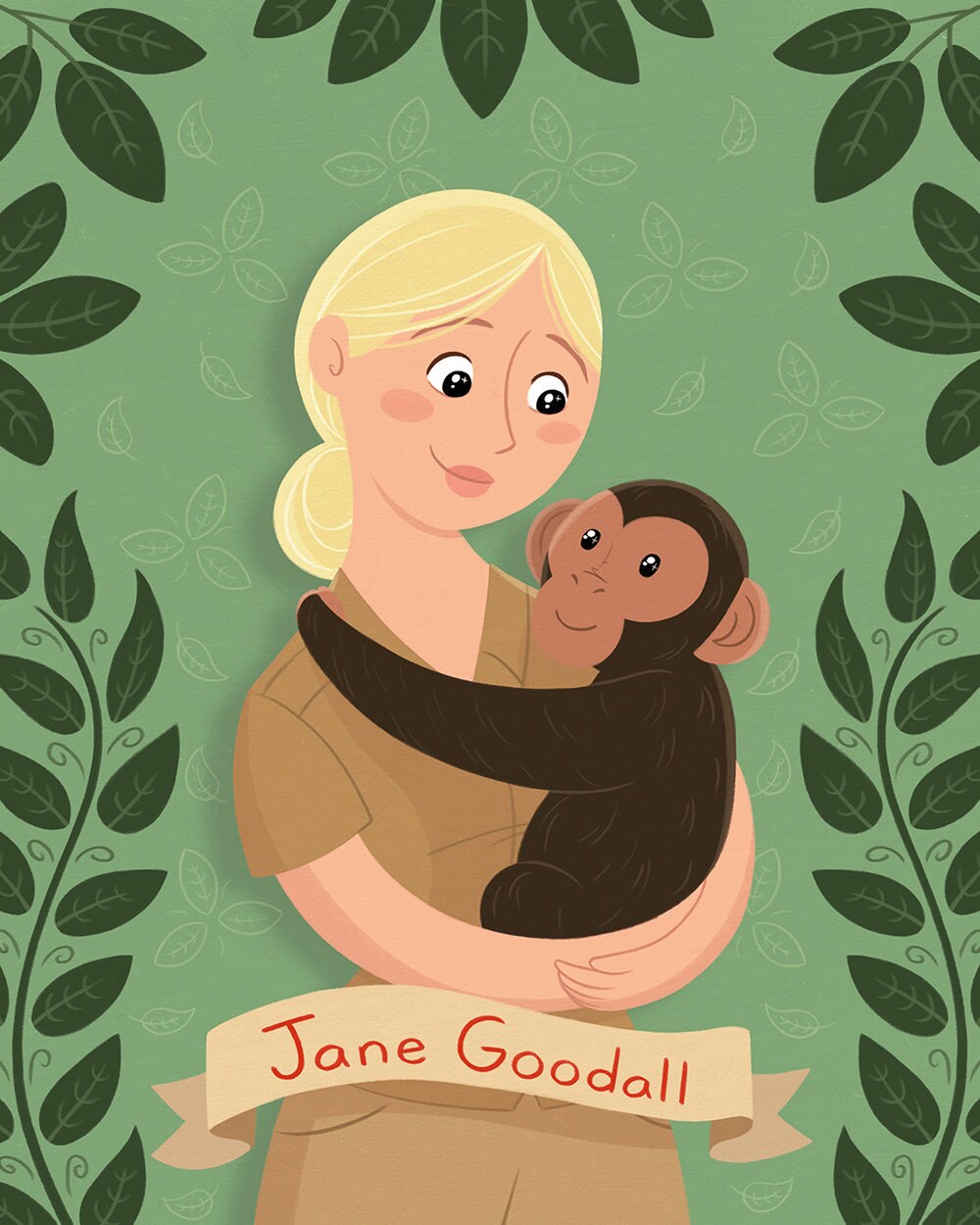 Jane Goodall - Etsy