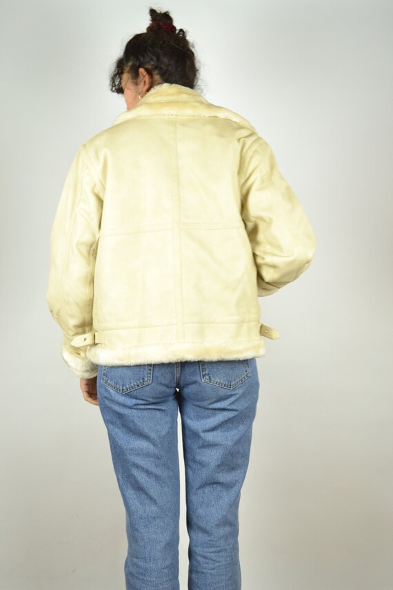 vegan aviator jacket