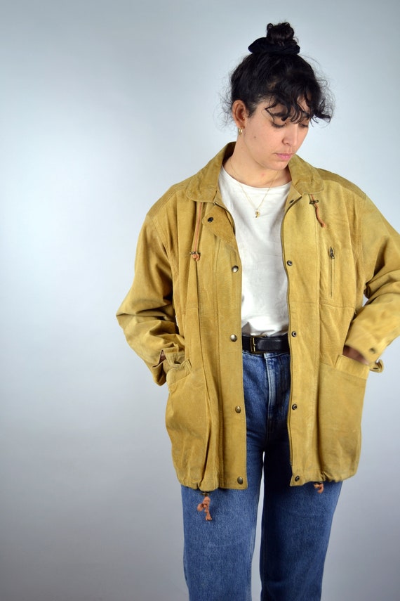thin suede jacket