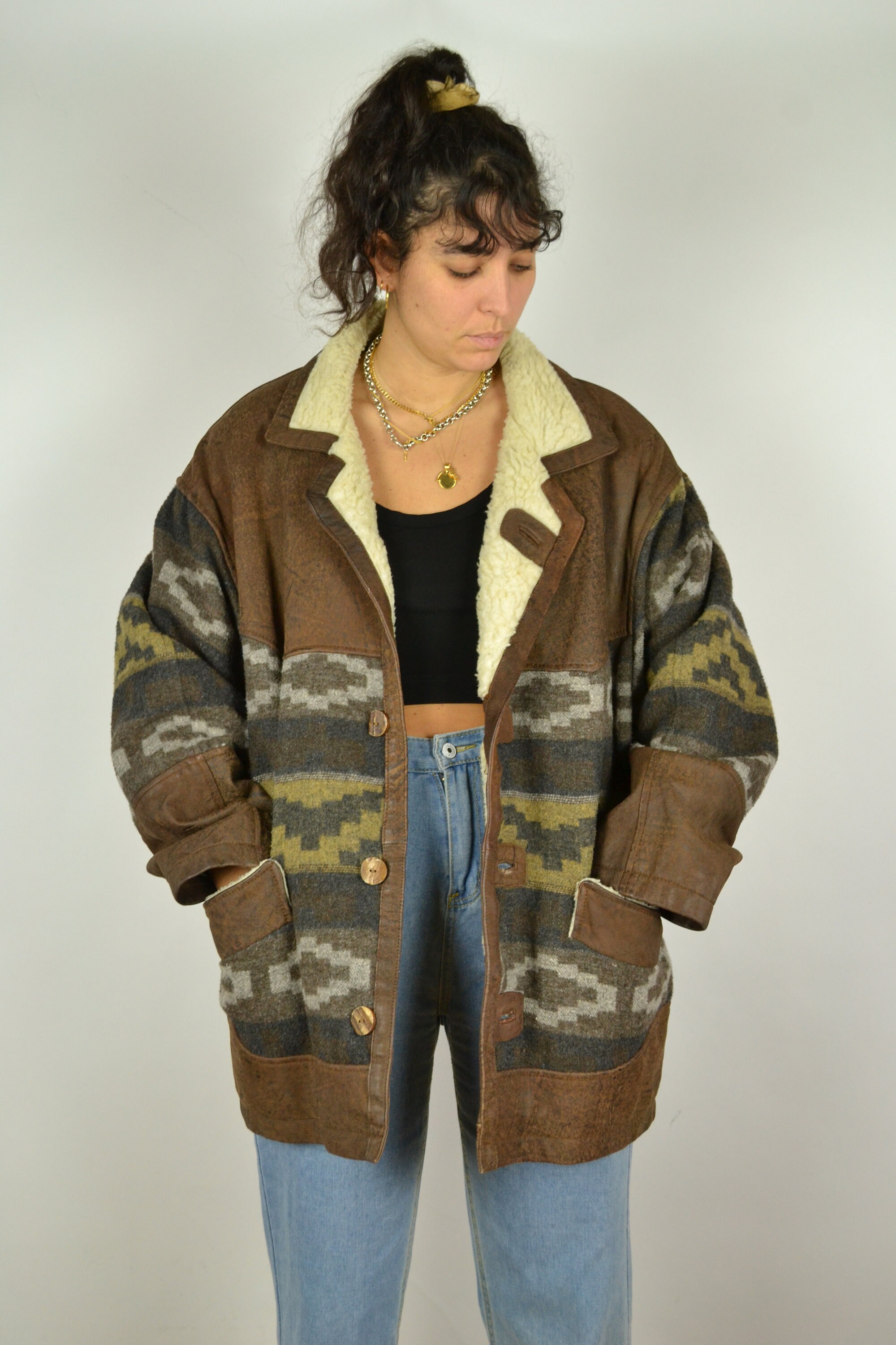 Aztec Navajo Jacket - Etsy UK