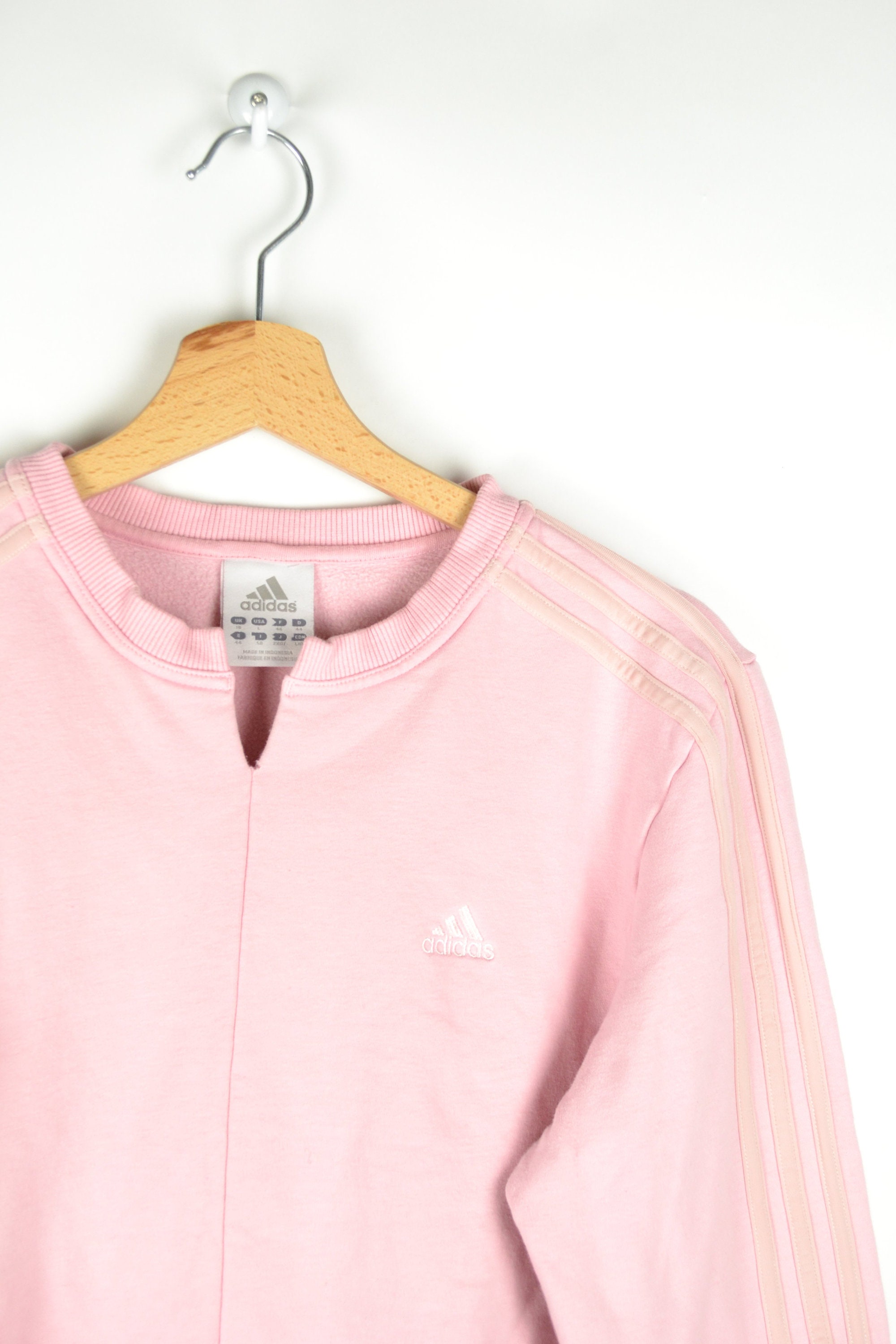 Y2K Crop ADIDAS Pastel Pink Vintage 