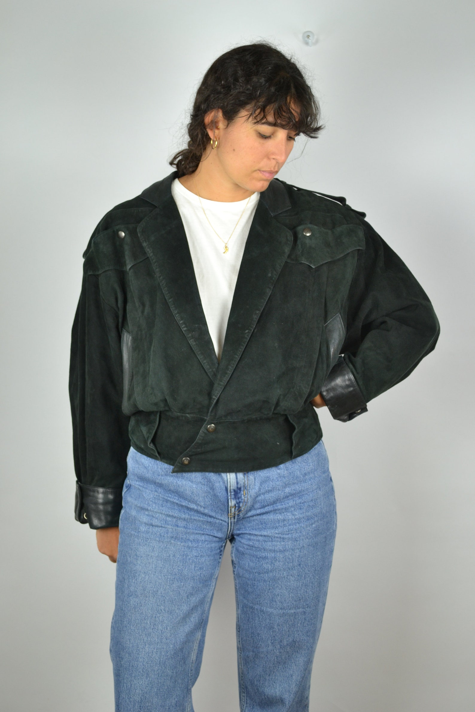 CLAUDE MONTANA Designer Leather Jacket From the 80s Vintage - Etsy