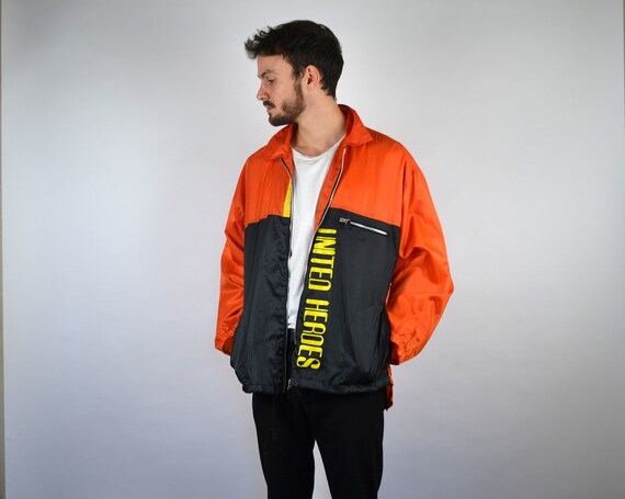 90s Fluo jas Hip hop kleding zweet pak Sport sportkleding - Etsy Nederland