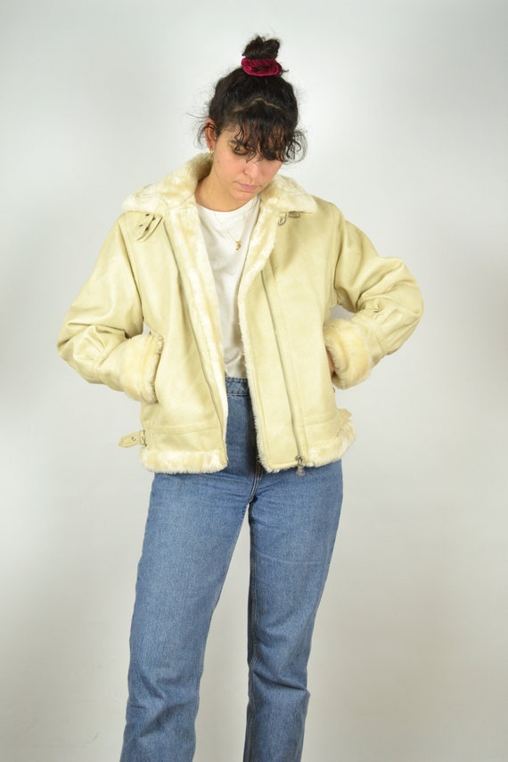 vegan shearling jacket