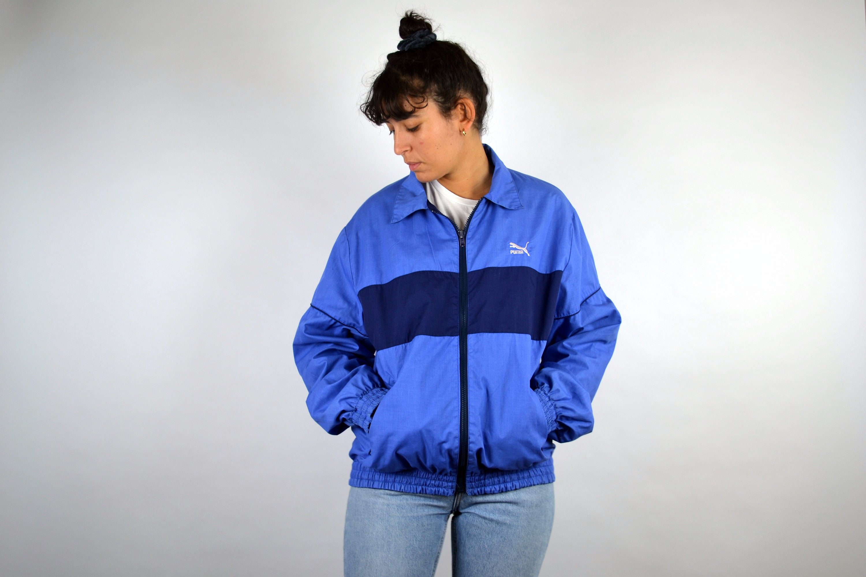 Vintage 90s PUMA Shell jacket hip hop clothing Sweat Suit | Etsy