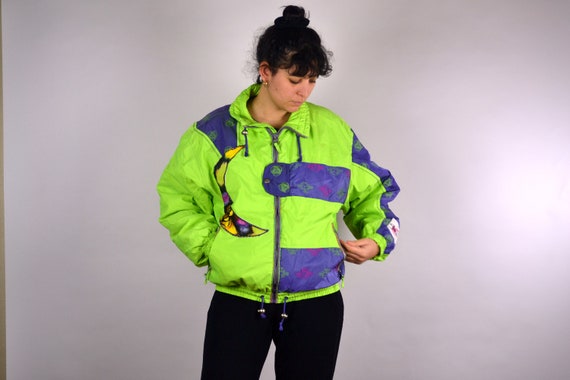 80s neon jacket
