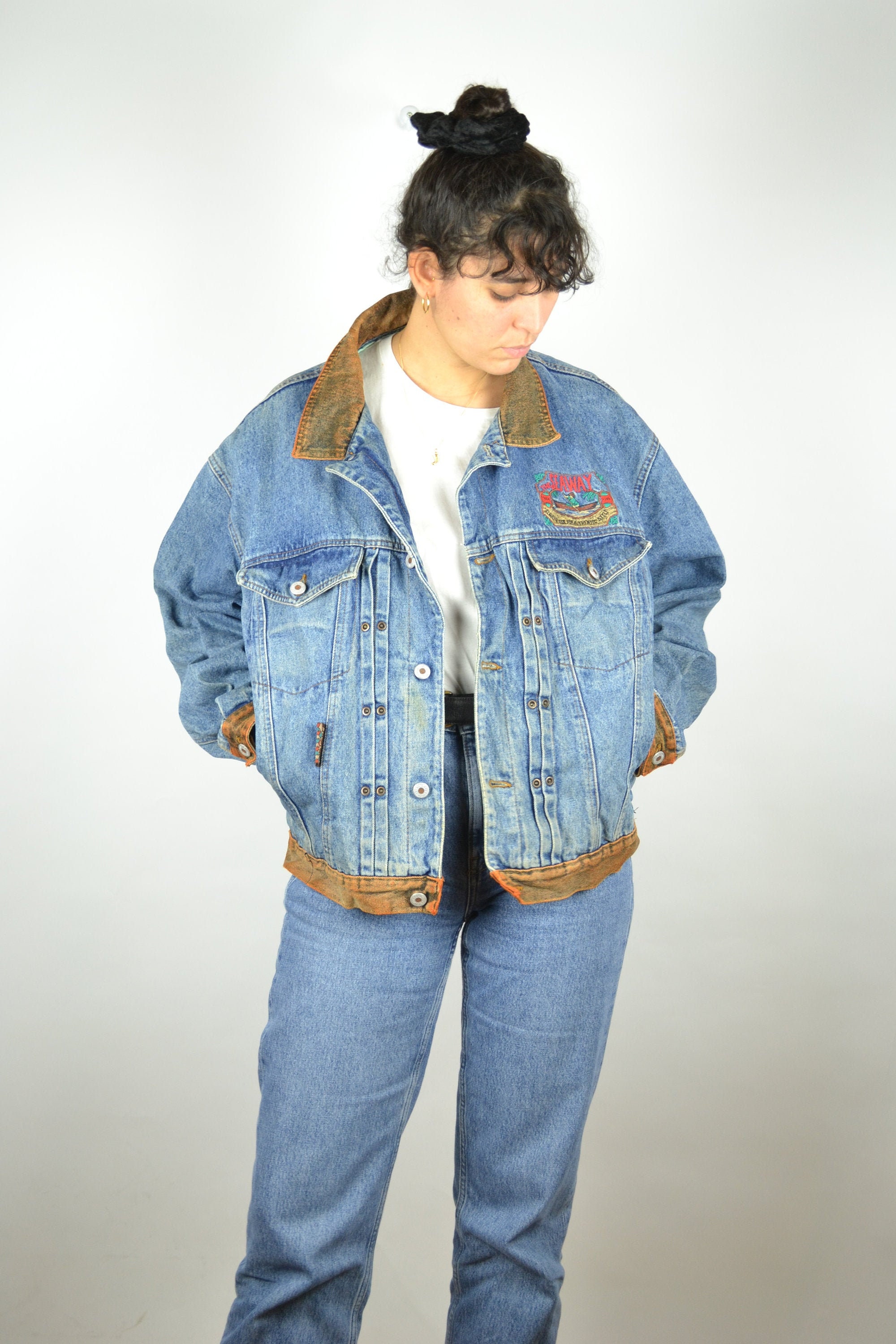 90s Denim Jacket Vintage 90s Jean 