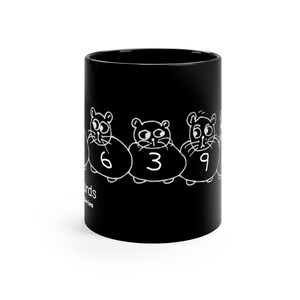 Billiards BLACK SERIES 11oz Black Mug