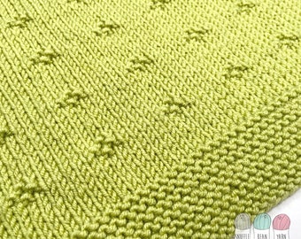 Wren Baby Blanket - Knitted Blanket Pattern