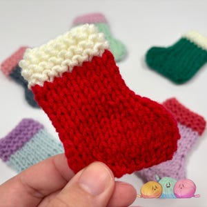 Tiny Little Knitted Stockings - DIGITAL PATTERN