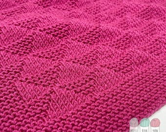 Rosie Baby Blanket - Knitted Blanket Pattern