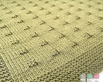 Fearne Baby Blanket - Knitted Blanket Pattern