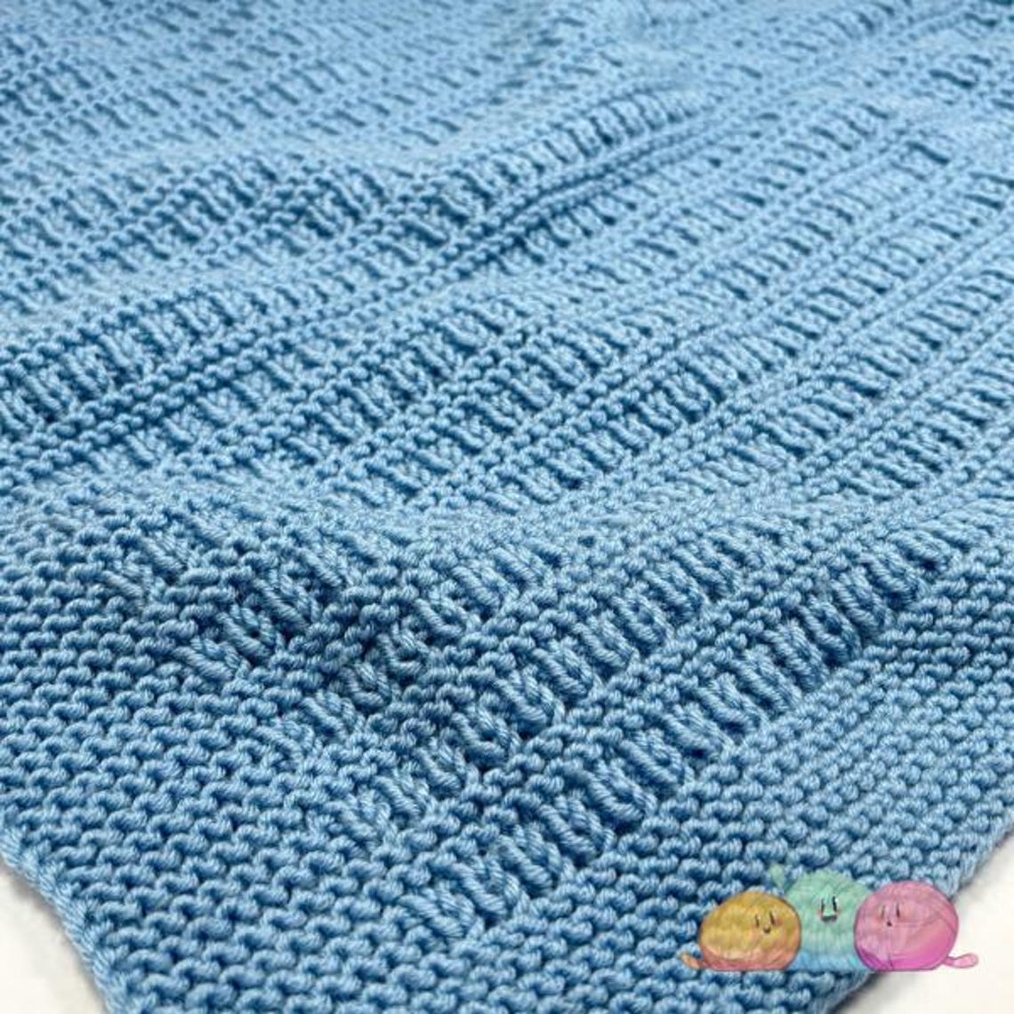 Archie Baby Blanket - Knitted Blanket Pattern - Etsy