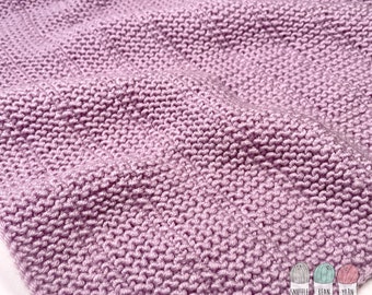 Daisy Baby Blanket - Knitted Blanket Pattern