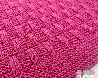 Lola Baby Blanket - Knitted Blanket Pattern