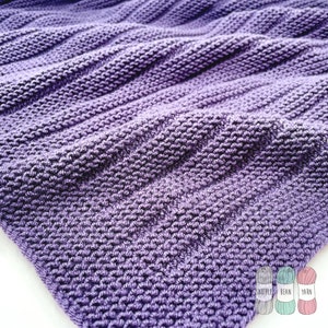 Henry Baby Blanket - Knitted Blanket Pattern