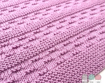 Taylor Baby Blanket - Knitted Blanket Pattern