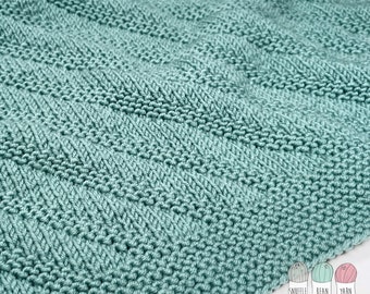 In Fours Baby Blanket - Knitted Blanket Pattern