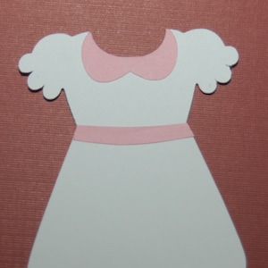 Baby-Mädchen Kleid SVG Digitale Designdatei Baby-Dusche-Einladung Erstes Geburtstagskind Cricut-Datei Glowforge-Datei Digital Die elektronische Die