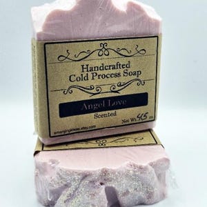 Angel Love - Sapone vegano, sapone a freddo, sapone fatto a mano, sapone da spiaggia, sapone senza palma, sapone artigianale