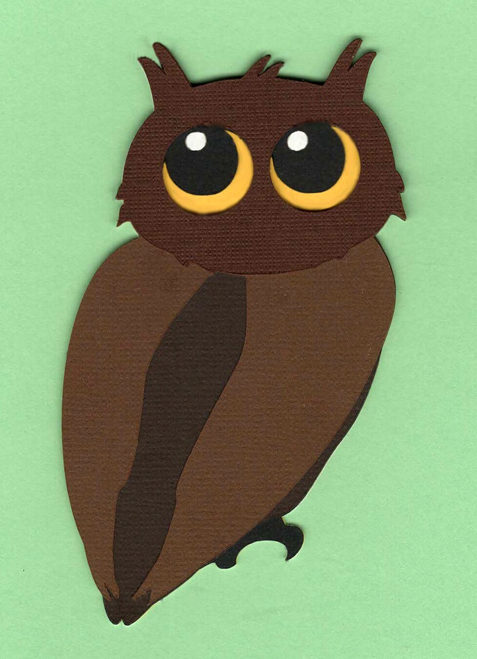 Owl SVG File: 6-Layer Digital Cut File (Cricut, Glowforge)