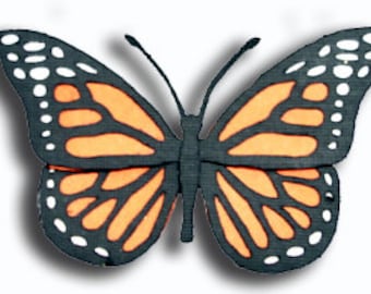 Monarch Butterfly SVG Digital Design File