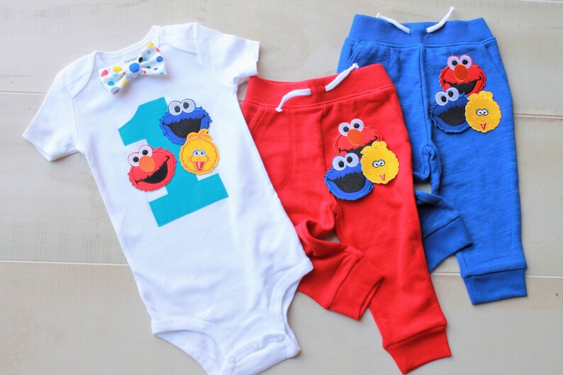 cookie monster 1 year old outfit