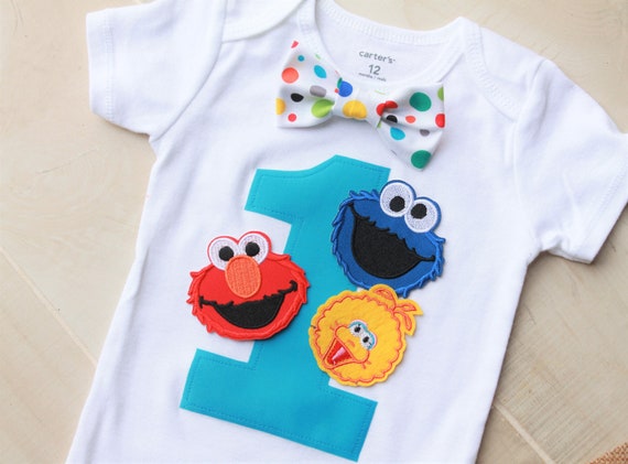 Sesame Street 1st Birthday Cookie Monster 1st Birthday Etsy
