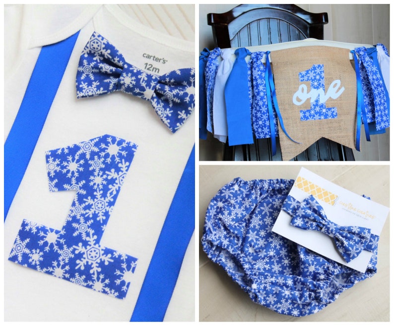 Winter Onederland and Onederland Party Garland Winter Wonderland Bodysuit Winter Wonderland Diaper Cover Set First Birthday Boy