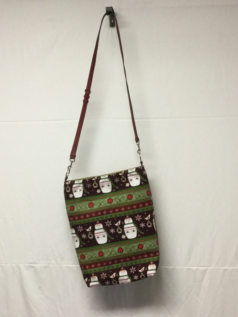 Recycled coffee bag tote Starbucks espresso Christmas blend