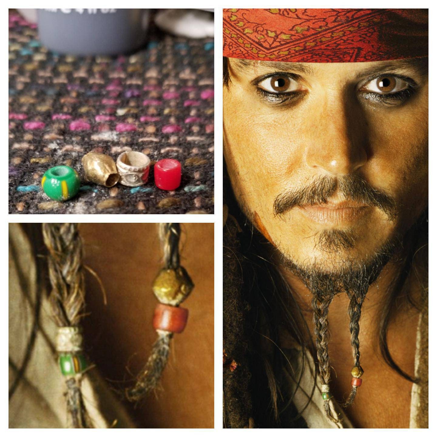 pirate hair beads, Pirate Hair