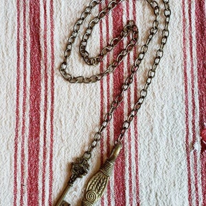 Jack Sparrow wig accessory brass fertility and vintage key chain